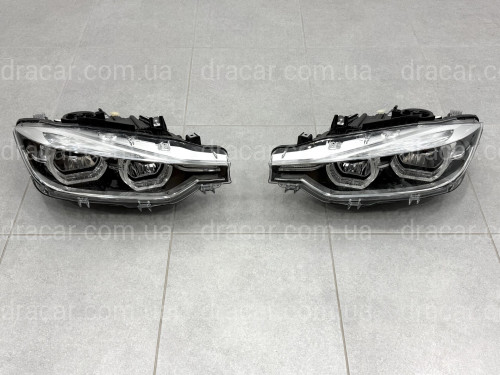 Фары FULL LED  для BMW 3 series F30 F31 2012-2018 2шт, КСЕНОН В ЛЕД артикул 3346