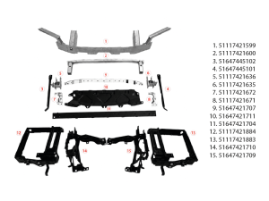 Панель передняя в сборе для BMW X5 G05