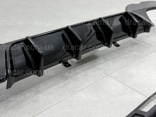 Диффузор заднего бампера M-Performance 340i BMW 3 series G20 2019-2022 артикул 9658