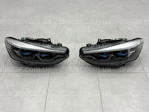 Фары в стиле LASER для BMW 4 series F32 F33 F36 F80 2016-2020 2шт. комплектные с блоками, КСЕНОН 6 PIN В LED артикул 8887