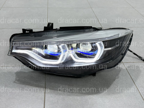 Фары в стиле LASER для BMW 4 series F32 F33 F36 F80 2016-2020 2шт. комплектные с блоками, КСЕНОН 6 PIN В LED артикул 8887