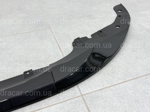 Юбка переднего бампера M-Performance BMW 4 series G22 2020+ ABS пластик, черный глянец артикул 9621