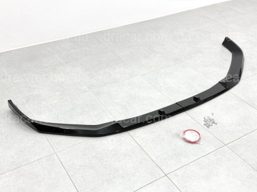 Накладка переднего бампера M-Paket BMW 5 series G30 G31 LCI 2020-2023, черный глянец артикул 9624