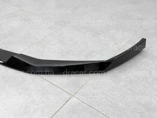Накладка переднего бампера M-Paket BMW 5 series G30 G31 LCI 2020-2023, черный глянец артикул 9624
