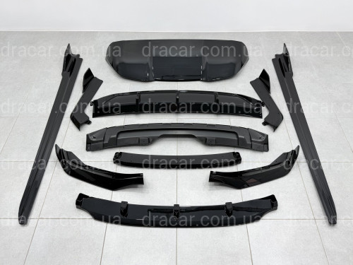 Комплект обвеса M-Performance (юбка, диффузор, лезвия, козырек) для BMW X5 F15 2014-2018, цвет черный глянец артикул 9614