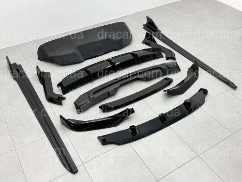 Комплект обвеса M-Performance (юбка, диффузор, лезвия, козырек) для BMW X5 F15 2014-2018, цвет черный глянец артикул 9614