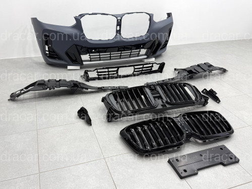 Обвес M paket LCI для BMW X4 G02 2022-2024 (бампера в сборе, арки, пороги, молдинги, вых. трубы) артикул 9064