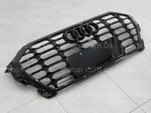 Решетка радиатора S-line BLACK Audi Q3 2019- артикул 8615