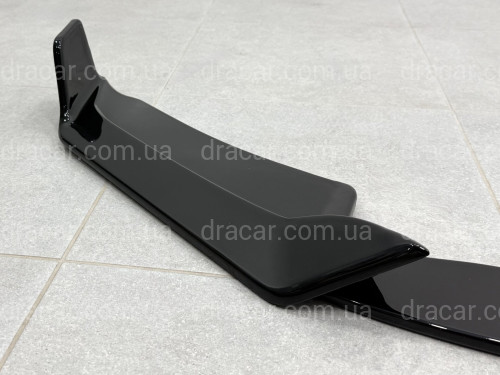 Юбка переднего бампера для BMW X5M F85 X5 F15 2013-2018, цвет черный глянец артикул 9629