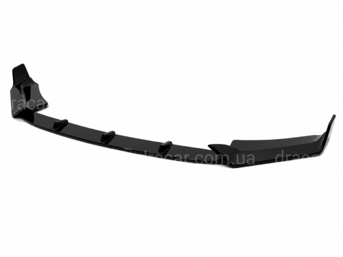Юбка переднего бампера для BMW X5M F85 X5 F15 2013-2018, цвет черный глянец артикул 9629
