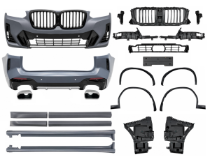 Комплект обвеса M paket LCI BMW X3 G01 2022-2024  (передний / задний бампер, пороги, арки)
