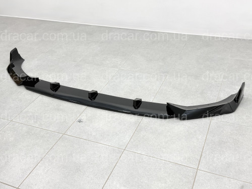 Накладка переднего бампера Paradigm BMW X7 G07 2019-2022, черный глянец артикул 9704