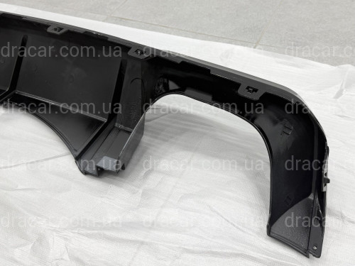 Накладки диффузора заднего бампера для BMW X5M F85 2014-2018 ABS пластик, черный глянец артикул 9630