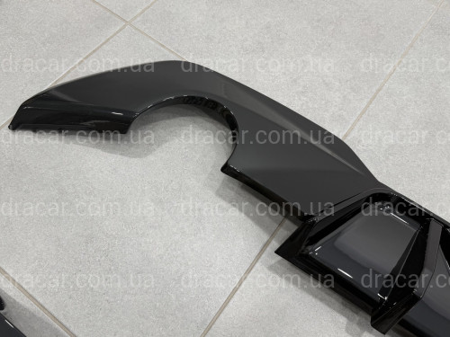 Диффузор заднего бампера с лезвиями M-Performance BMW 3 series G20 2019-2022 артикул 9659