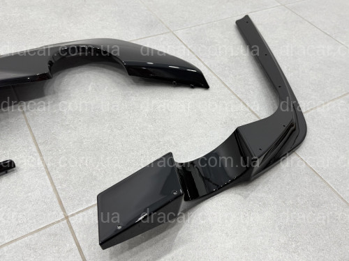 Диффузор заднего бампера с лезвиями M-Performance BMW 3 series G20 2019-2022 артикул 9659