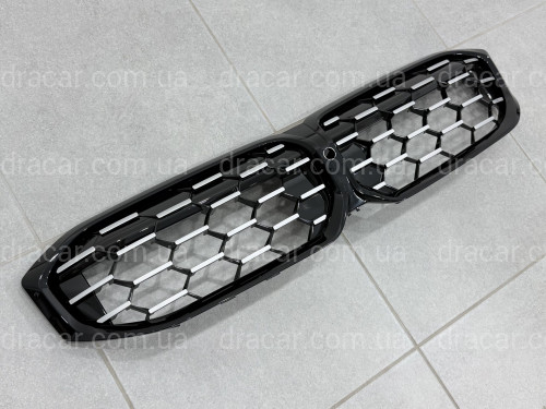 Решетка радиатора соты Black / Silver BMW 3 series G20 G21 LCI 2022+ 51135A35800 артикул 3353