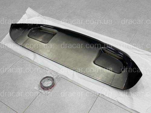 Спойлер козырек на крышку багажника BMW X5 F15 2013-2018, цвет черный глянец артикул 9615