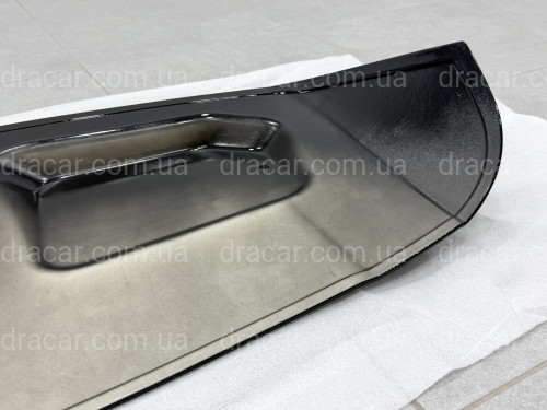 Спойлер козырек на крышку багажника BMW X5 F15 2013-2018, цвет черный глянец артикул 9615