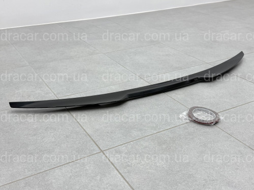 Спойлер лип стиль M4 для Audi A4 B8 2008-2016 ABS пластик, цвет черный глянец артикул 9110