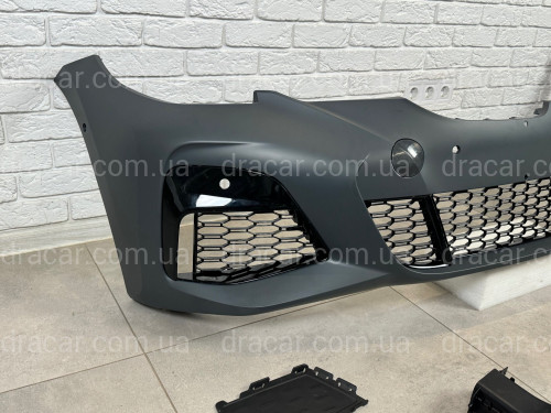 Передний бампер M paket BMW 3 series G20 G21 2019-2022 артикул 7867