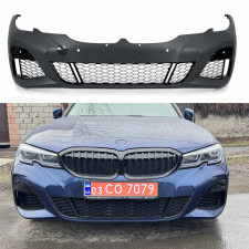 Передний бампер M paket BMW 3 series G20 G21 2019-2022