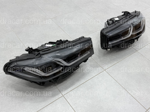 Фары Shadow Line 2 РЕЖИМА ДХО LCI 2020+ для BMW G30 / G31 2016-2020 с заменой бампера артикул 10173