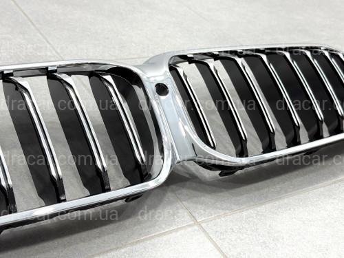 Решетка радиатора хром для BMW 5 series G30 G31 2020-2023 артикул 10171