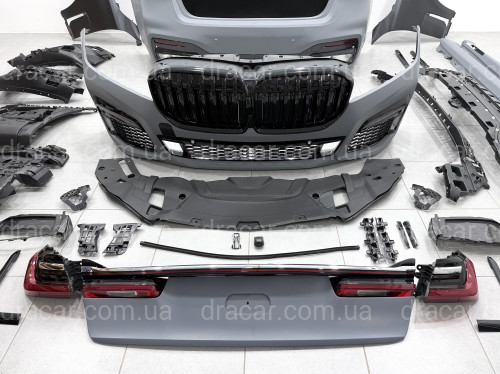 Комплект обвеса рестайлинг M760 BLACK LCI 2019+ для BMW 7 series G12 2015-2019 артикул 8995