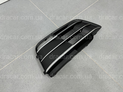 Решетка противотуманки матовая (правая) - S Line - AUDI Q5 (FY) 2017-2020 80D807680J артикул 10187