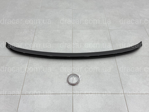 Спойлер под стекло (нижний) BMW X5 F15 2013-2018 ABS пластик цвет, черный глянец артикул 9139