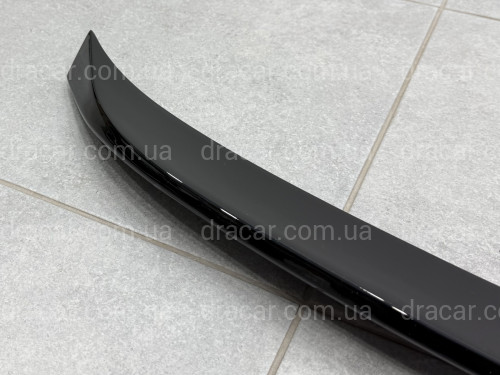 Спойлер под стекло (нижний) BMW X5 F15 2013-2018 ABS пластик цвет, черный глянец артикул 9139