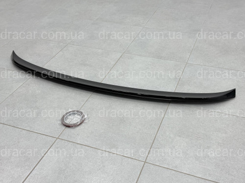 Спойлер под стекло (нижний) BMW X5 F15 2013-2018 ABS пластик цвет, черный глянец артикул 9139
