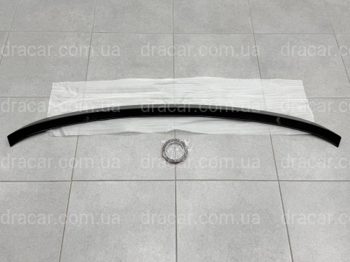 Спойлер под стекло (нижний) BMW X5 F15 2013-2018 ABS пластик цвет, черный глянец артикул 9139