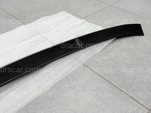 Спойлер под стекло (нижний) BMW X5 F15 2013-2018 ABS пластик цвет, черный глянец артикул 9139