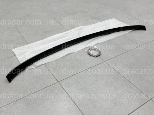 Спойлер под стекло (нижний) BMW X5 F15 2013-2018 ABS пластик цвет, черный глянец артикул 9139