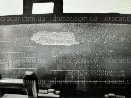 Накладка молдинг переднего бампера правая AUDI A6 C8 s-line 2022- 4KD-807-968-G артикул 10191