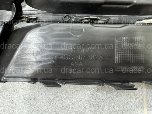 Решетка в бампер ПРАВАЯ BLACK S Line - AUDI A6 С7 2015-2017 4G0807682AN артикул 10194