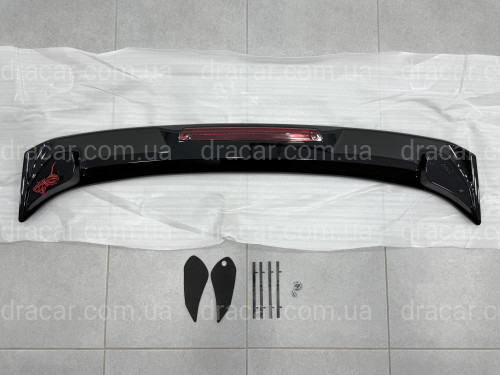 Спойлер багажника Toyota Corolla седан 2003-2006 ABS пластик, черный глянец артикул 6122