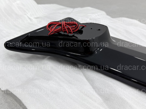 Спойлер багажника Toyota Corolla седан 2003-2006 ABS пластик, черный глянец артикул 6122