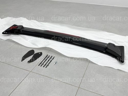 Спойлер багажника Toyota Corolla седан 2003-2006 ABS пластик, черный глянец артикул 6122
