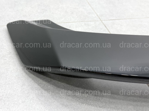 Спойлер со стопом для Honda Civic 2021-, ABS пластик, цвет черный глянец артикул 9598