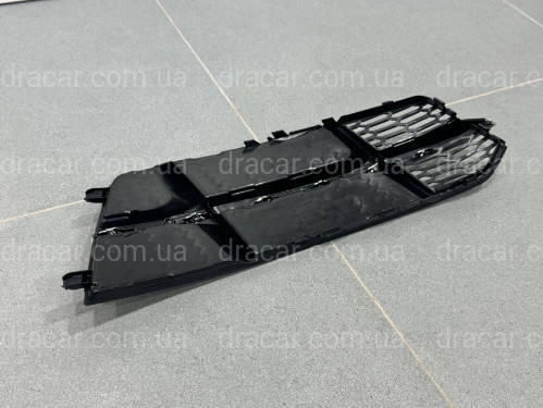 Решетка в бампер ЛЕВАЯ CHROME S Line - AUDI A6 С7 2015-2017 4G0807681AN / 4G0807647B артикул 10205
