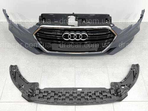 Бампер передний в сборе S-Line для Audi A3 2017-2020 артикул 9518