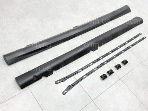 Накладки на пороги R20 для Volkswagen Golf 6 2008-2013 артикул 10201