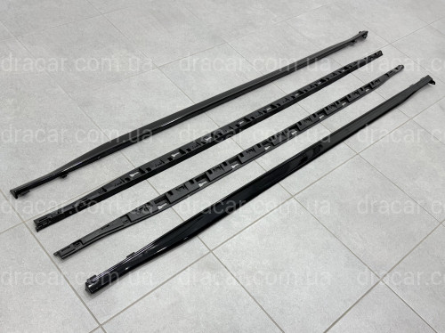 Лезвия на пороги R-Line для Volkswagen Golf 8 2022- артикул 10203