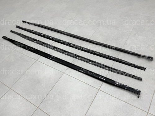 Лезвия на пороги R-Line для Volkswagen Golf 8 2022- артикул 10203