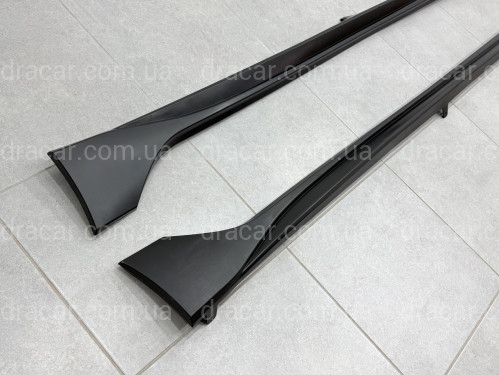 Накладки на пороги R-Line для Volkswagen Golf 8 2022- артикул 10198