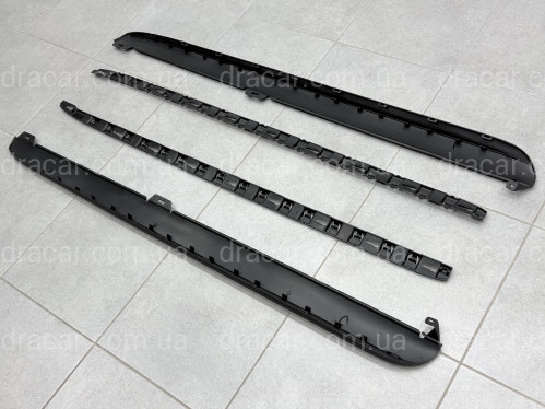 Накладки на пороги GTI для Volkswagen Golf 6 2008-2013 артикул 10206