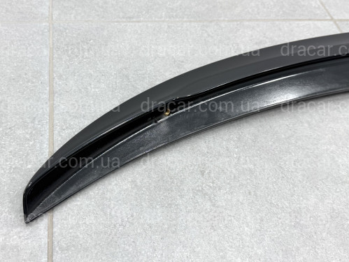 Спойлер лип багажника Hyundai Elantra AD 2016-2020 ABS пластик, цвет черный глянец артикул 6711