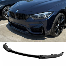 Юбка переднего бампера M4 CS для BMW 4 series F32 F33 F36 ABS пластик, черный глянец